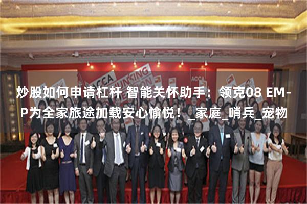炒股如何申请杠杆 智能关怀助手：领克08 EM-P为全家旅途加载安心愉悦！_家庭_哨兵_宠物