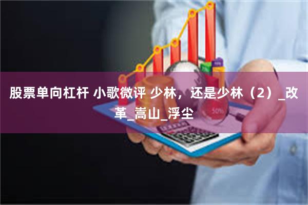 股票单向杠杆 小歌微评 少林，还是少林（2）_改革_嵩山_浮尘
